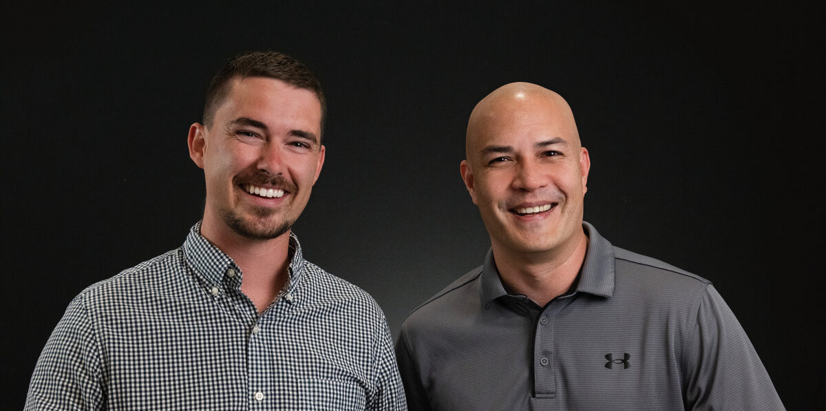 Co-founders Brandon Walcott (left) and Chris Camara (right) of The Average Joe's MBA